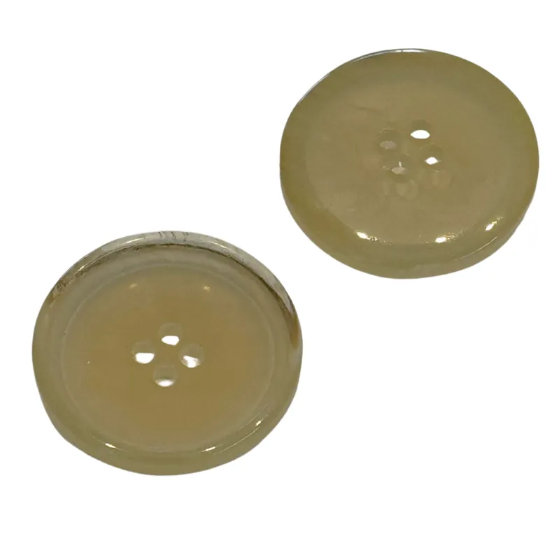 Jetzt Zugreifen Hornimitat-Knopf Transparent Beige – Für Sakko & Blazer (HI-125)