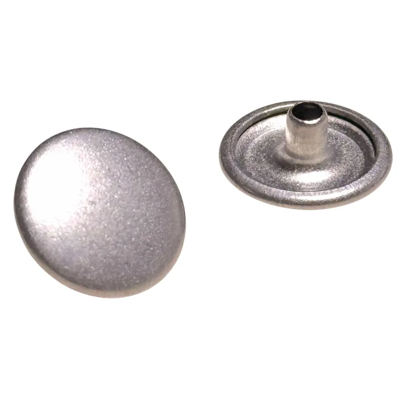 Schnäppchen Druckknöpfe 12,5 mm NK-18 Silber matt