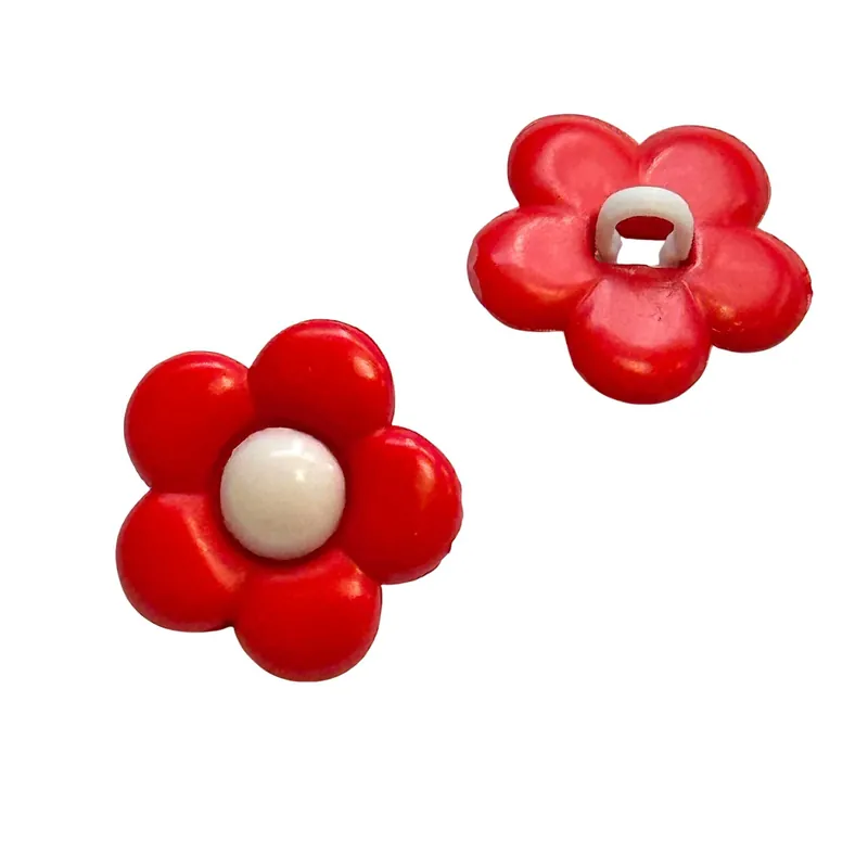 Roter Kinderknopf Blume – KK-105 Garantierte Lieferung