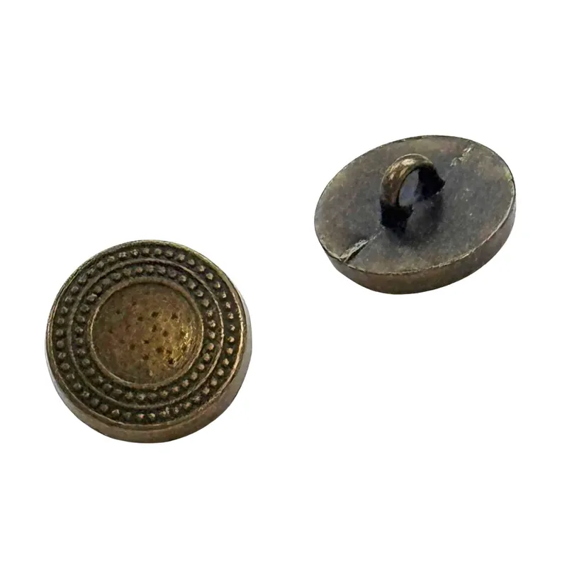 Must-Have Trachtenknopf Altmessing mit Zierrand TK-48-AG