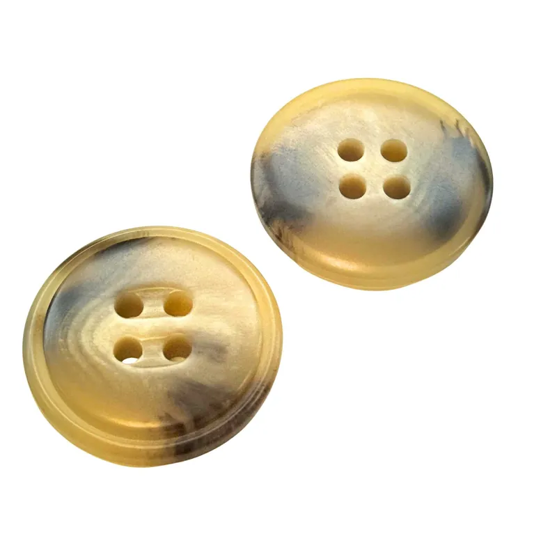 Mantel Hornimitat Knopf hi-59-beige braun Heute Kaufen