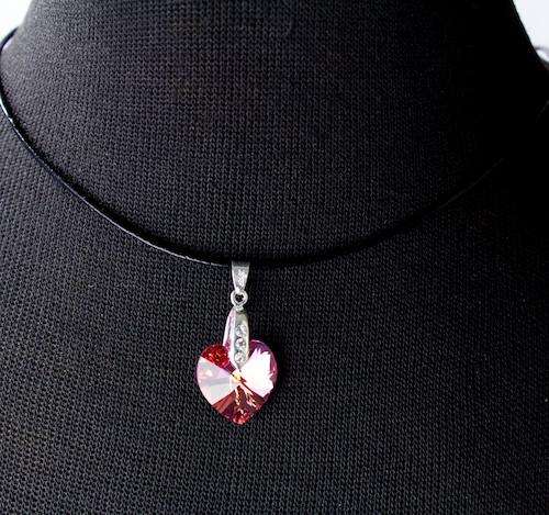 Schmuck Anhänger Herz von Swarovski® Rose Heute Kaufen