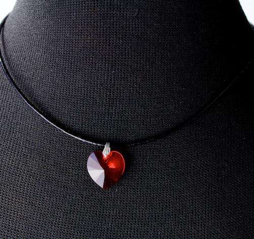 Markenprodukt Schmuck Anhänger Herz von Swarovski® Light Siam