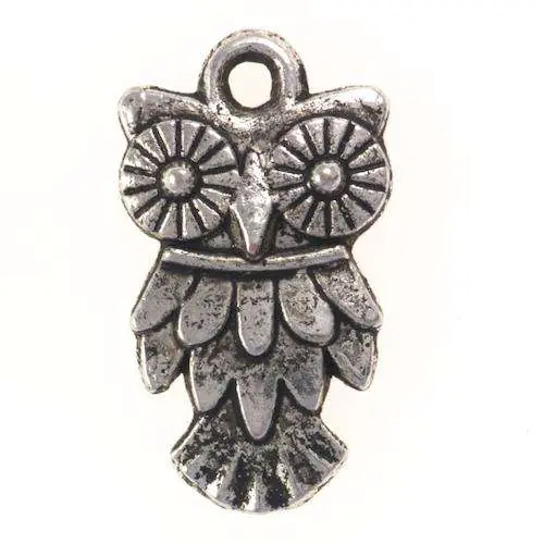 Anhänger Eule Altsilber AN-13s 18 Abverkauf