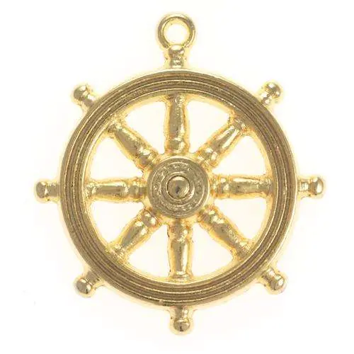 Sale Anhänger Steuerrad Gold AN-20g 36