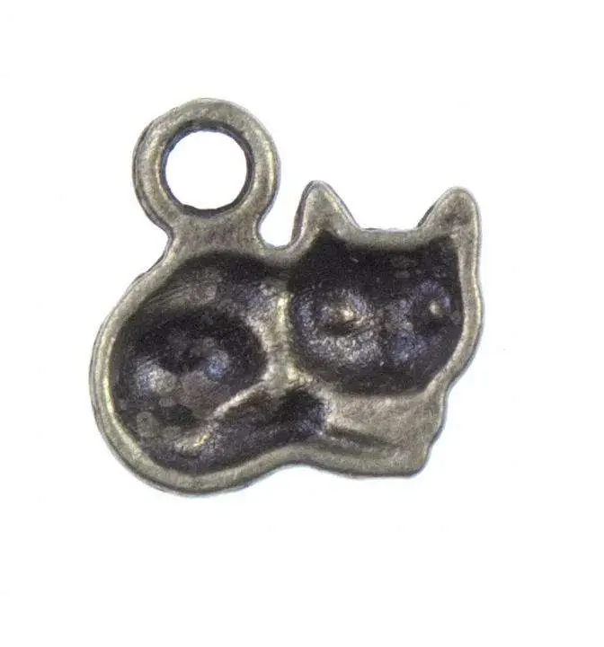 Katzen Anhänger Altsilber AN-29 Heißes Angebot