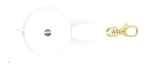 Must-Have Anhänger Lochscheibe weiß AN-3