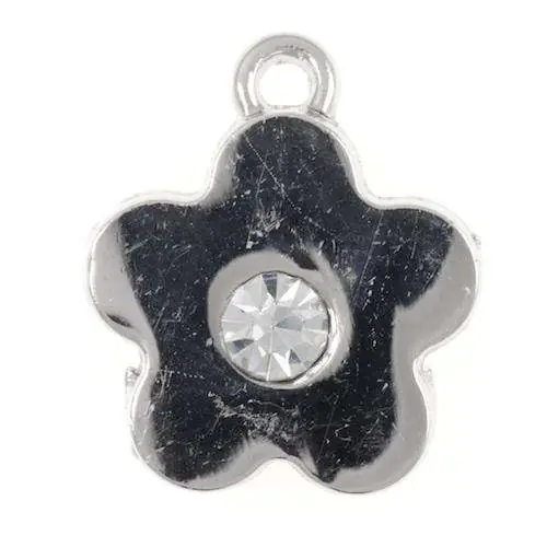 Jetzt Kaufen Blümchen Anhänger mit Strass Stein AN-40