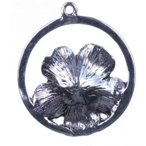 Blüten im Ring Anhänger Silber AN-42 Billig
