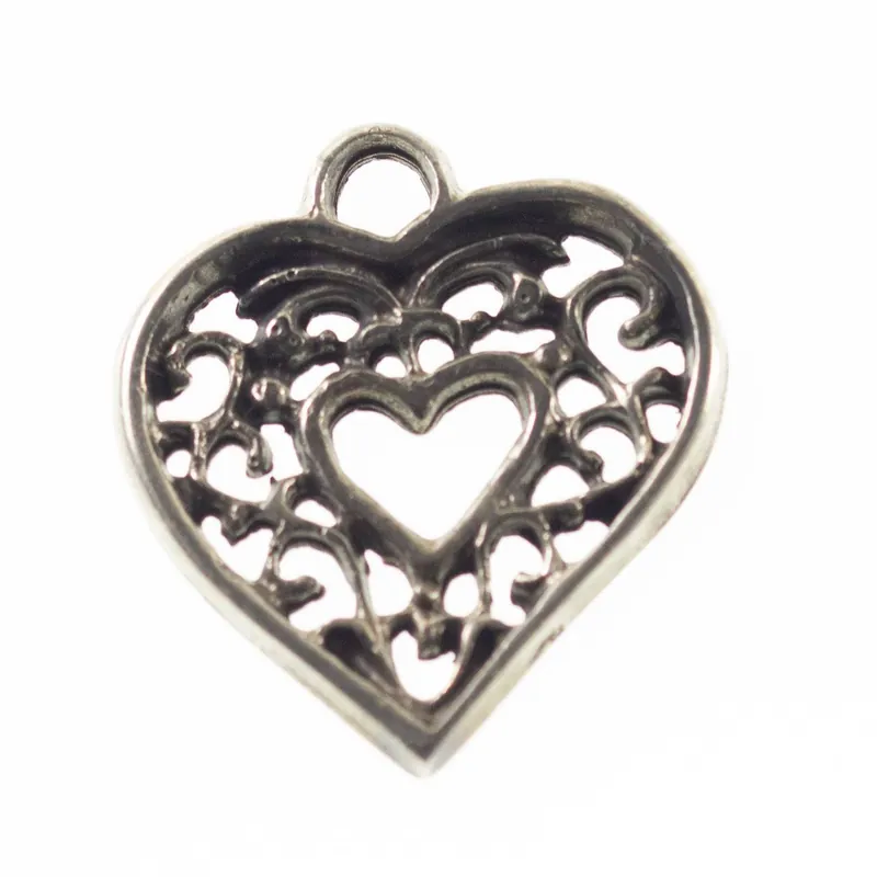 Finale Aktion Filigraner Herz Anhänger AN-56
