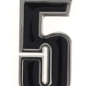 Knallerangebot Schmuck Anhänger Zahlen 5 AN-60s Schwarz