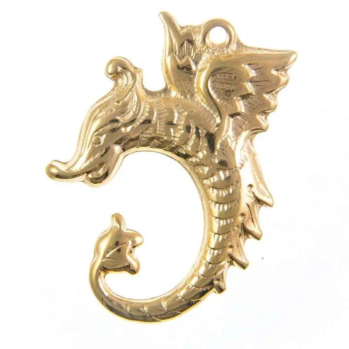 Kostenfreie Lieferung Schmuck Anhänger Drachen AN-8g