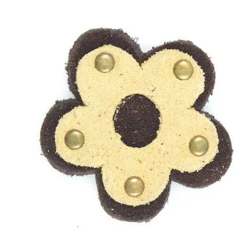 Wochenendangebot Applikation Blüte beige zum Aufbügeln AP-2