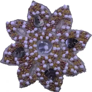 Perlen Applikation Blume Solange Der Vorrat Reicht