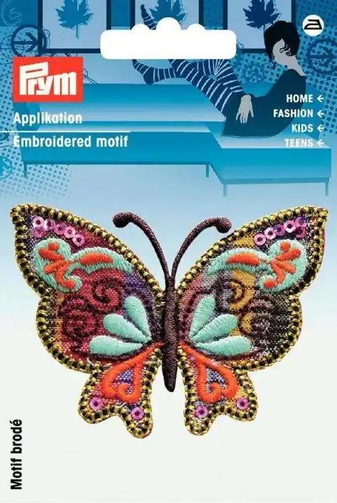 Sonderaktion Applikation Schmetterling zum Aufbügeln AP-926384