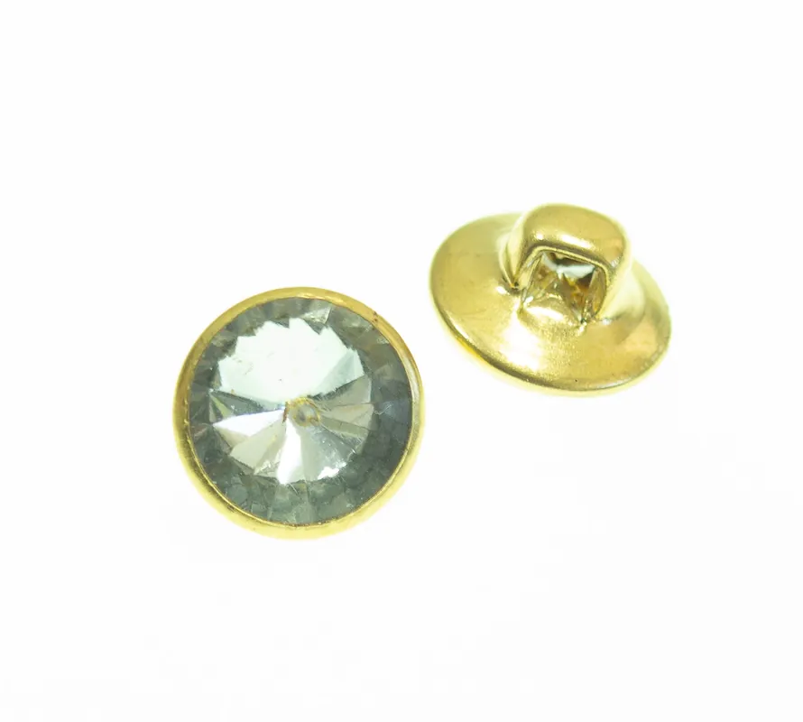 Original Knöpfe mit Acryl-Strass bl-63g-crystal