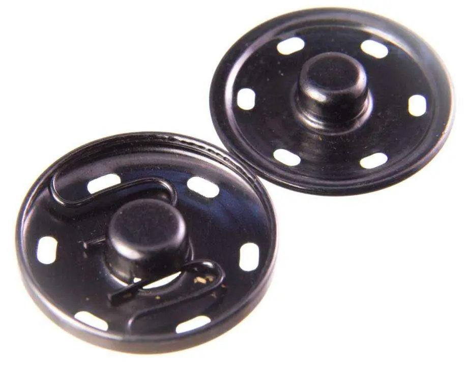 Sofort Bestellen Druckknöpfe zum annähen Altsilber