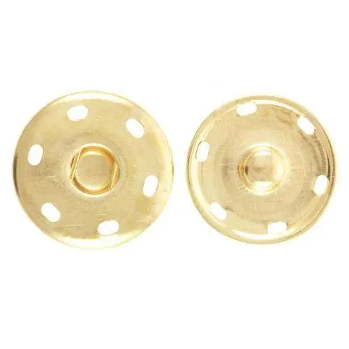 Druckknopf zum Annähen – Gold Gratis Versand