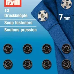 Top-Seller Druckknopf sortiment zum Annähen zum 7mm schwarz