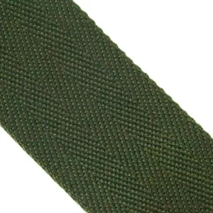 Nur Heute Gurtband für Taschen Polyester khaki-grün 40 mm