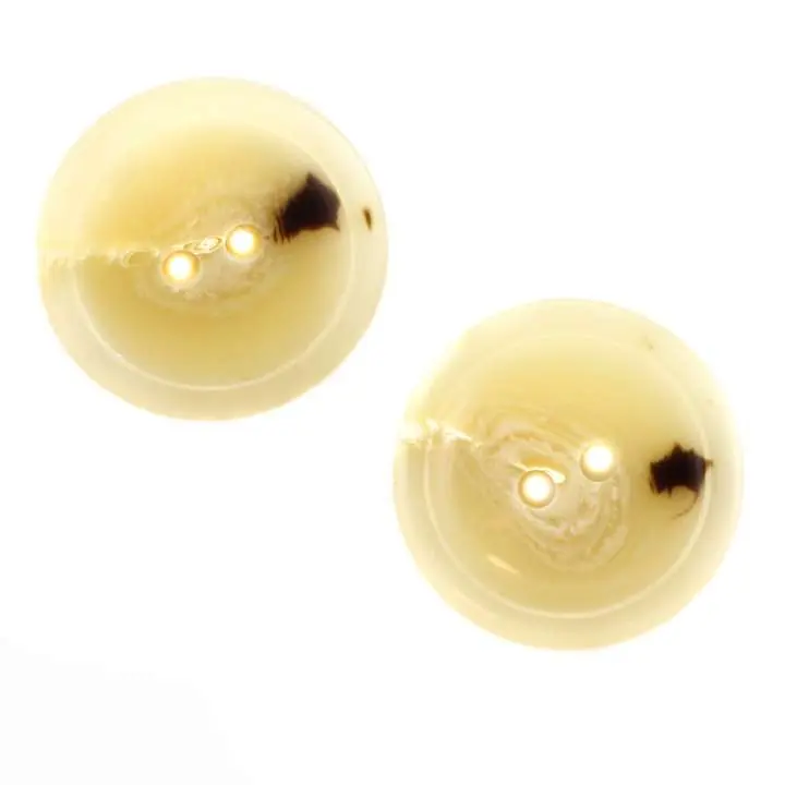 Abverkauf Hornimitat Knopf HI-12-beige