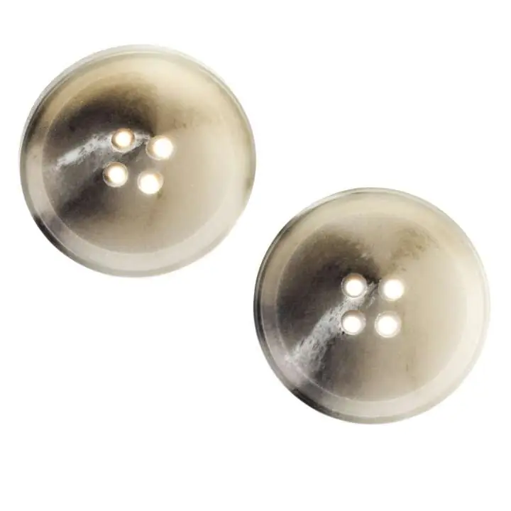 Hornimitat Knopf HI-14-grau Online Kaufen