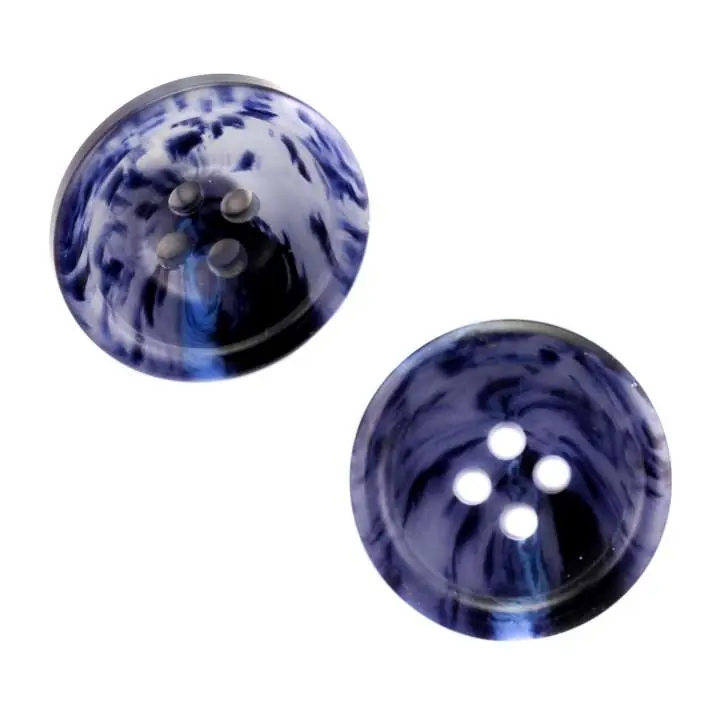 Hornimitat Knopf HI-15 blau Super-Preis