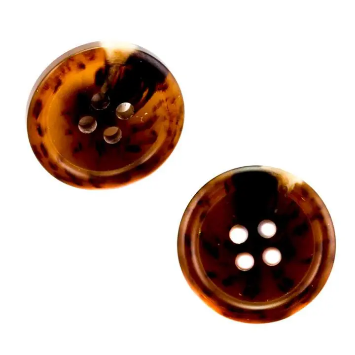 Hornimitat Knopf HI-15 d-braun Ausverkauf