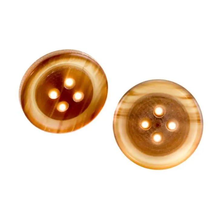 Beliebt Hornimitat Knopf HI-18-braun