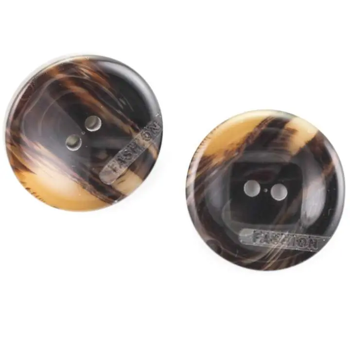 Hornimitat Knopf HI-22-braun Super-Preis