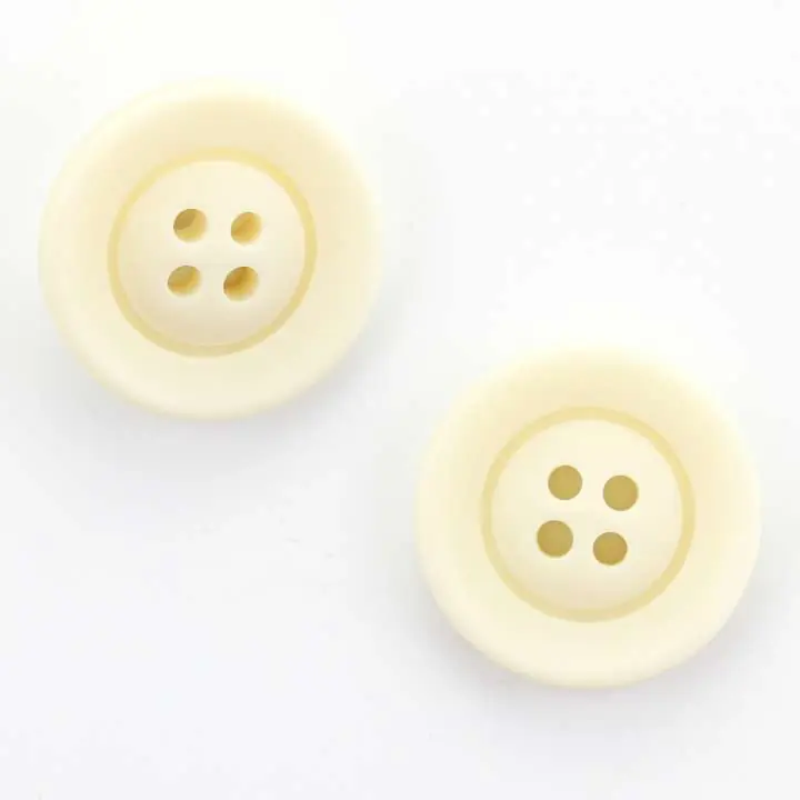 Exklusiv Hornimitat Knopf HI-27-creme