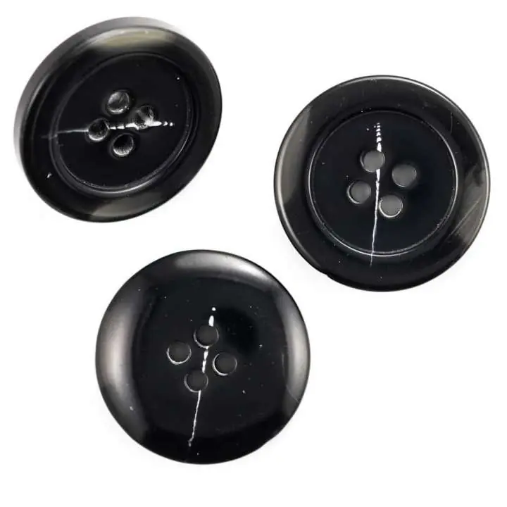 Echt Hornimitat Knopf hi-46-grau