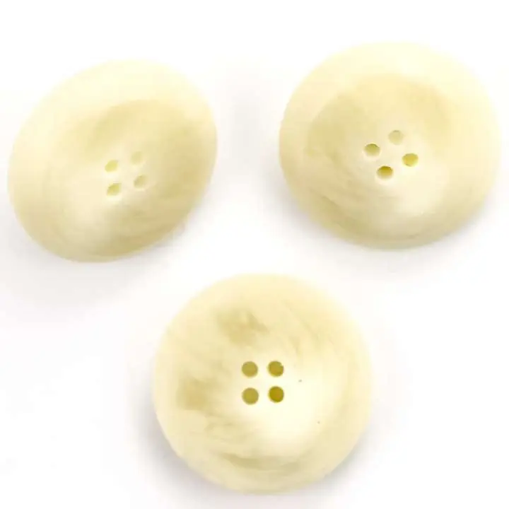 Neue Kollektion Hornimitat Knopf hi-47-creme