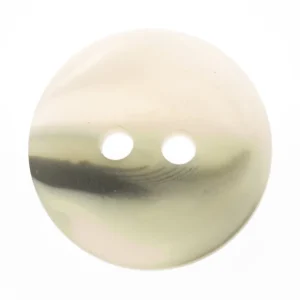 Schneller Versand Hornimitat Knopf hi-49-weiß