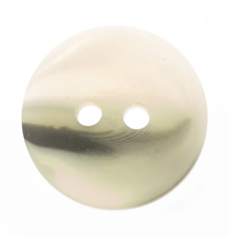Schneller Versand Hornimitat Knopf hi-49-weiß