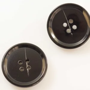 Handgefertigt Hornimitat Knopf hi-50-antrazit