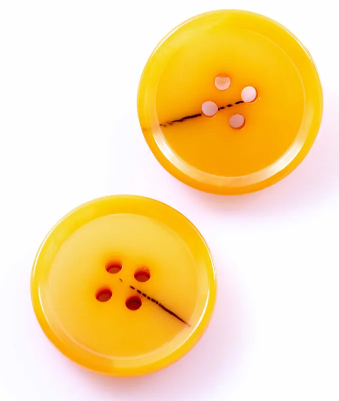 Nur Für Kurze Zeit Hornimitat Knopf hi-50-topaz