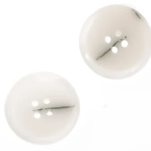 Neu Hornimitat Knopf hi-50-weiß