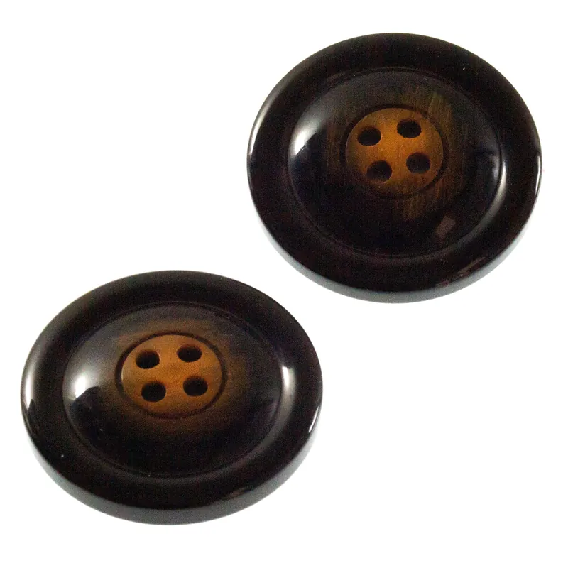 Sale Mantel Hornimitat Knopf hi-55-braun-topaz