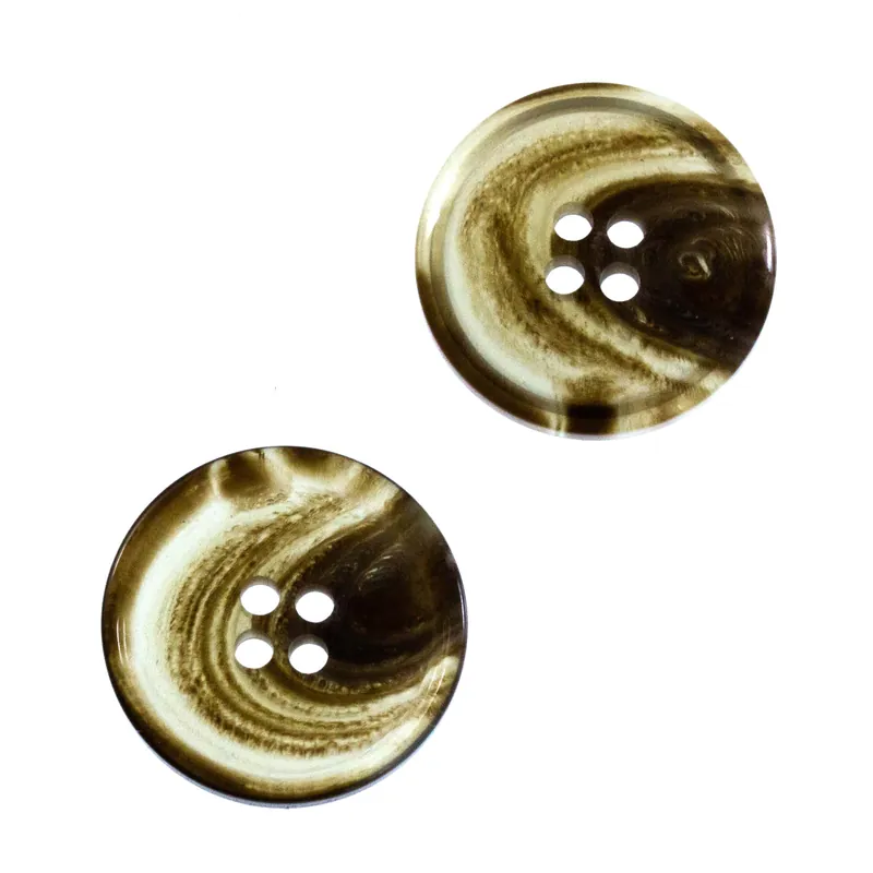 Top-Angebot Hornimitat Knopf hi-57-beige-braun