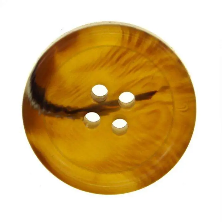 Markenware Hornimitat Knopf HI-6 Bernstein