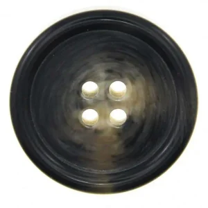 Gleich Bestellen Hornimitat Knopf HI-6 grau