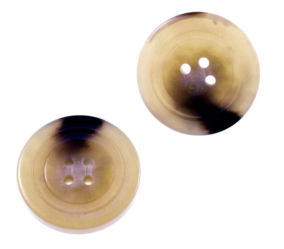 Mantel Hornimitat Knopf hi-65-beige-braun Billig