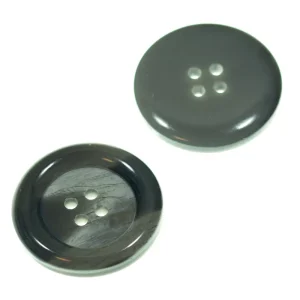 Mantel Hornimitat Knopf hi-67-grau-creme Top-Preis