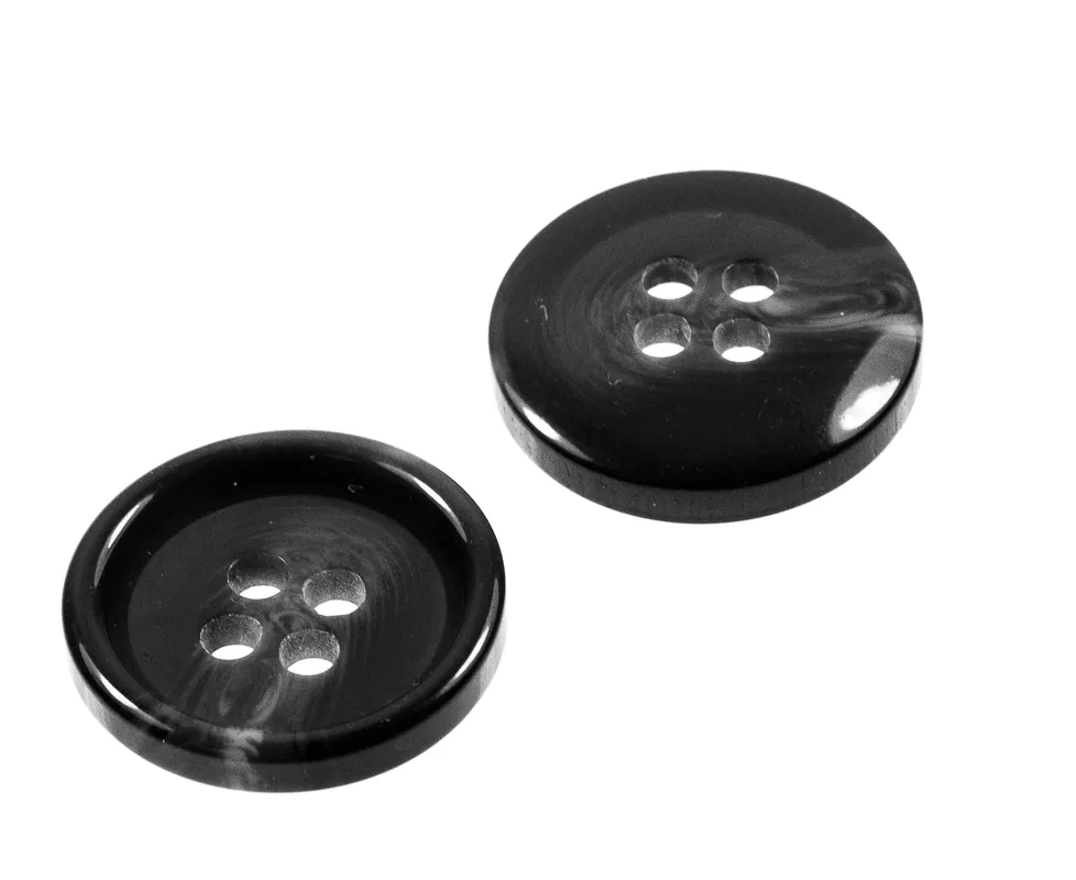 Wochenendangebot Hornimitat Knopf hi-69-dunkel grau