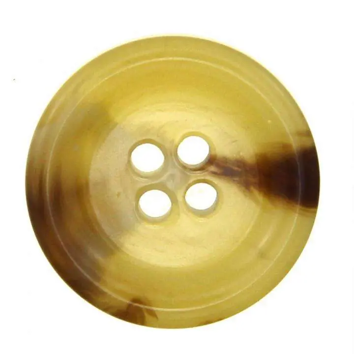 Hornimitat Knopf HI-7 beige ecru Preiswert