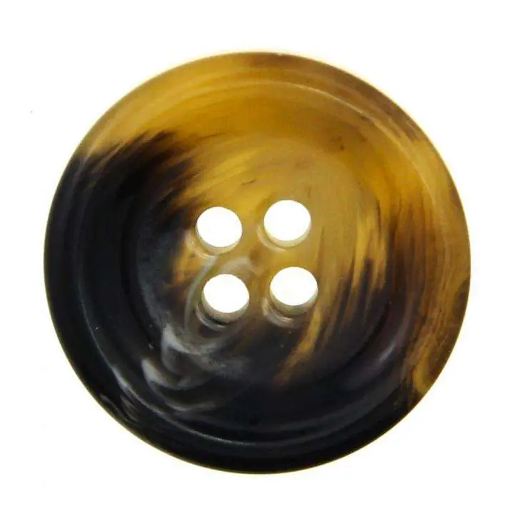 Hornimitat Knopf HI-7 braun beige Neu