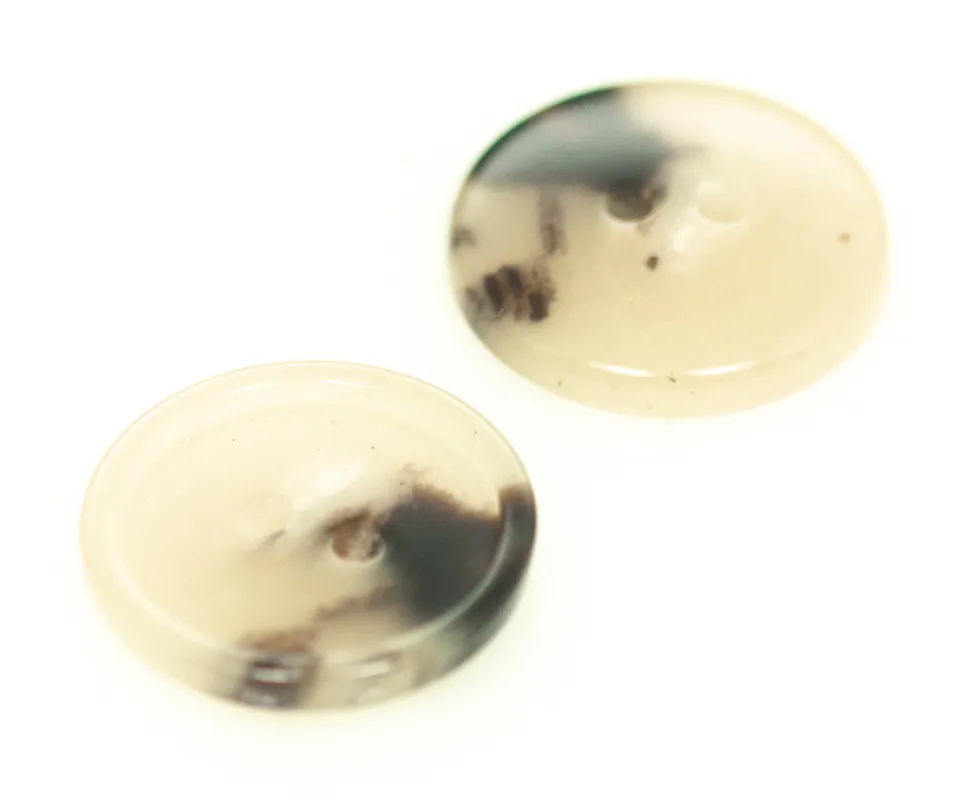 Top-Preis Hornimitat Knopf hi-71-beige-braun