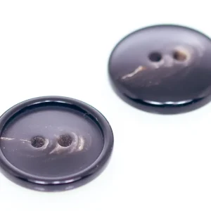 Nur Heute Hornimitat Knopf hi-71-dunkelbraun