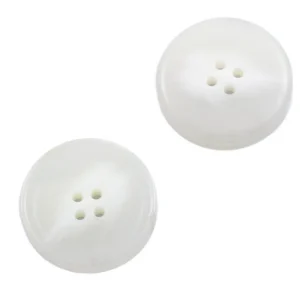 Letzte Chance Hornimitat Knopf hi-71-weiss-30